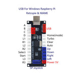 SJ@JX Arcade Game Controller USB Encoder Zero Delay 2 Player to Joystick Button for PC MAME Raspberry Pi Retro