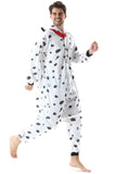 Onesie Christmas Pajamas Adult Animal Halloween Costume Cosplay Dalmatian One Piece Unisex Homewear Polar Fleece Sleepwear Large