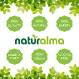 Naturalma South African Pelargonium or Umckaloaba (Pelargonium sidoides) Root Alcohol-Free Tincture 4 fl oz Liquid Extract in Drops | Herbal Supplement | Vegan | Product of Italy