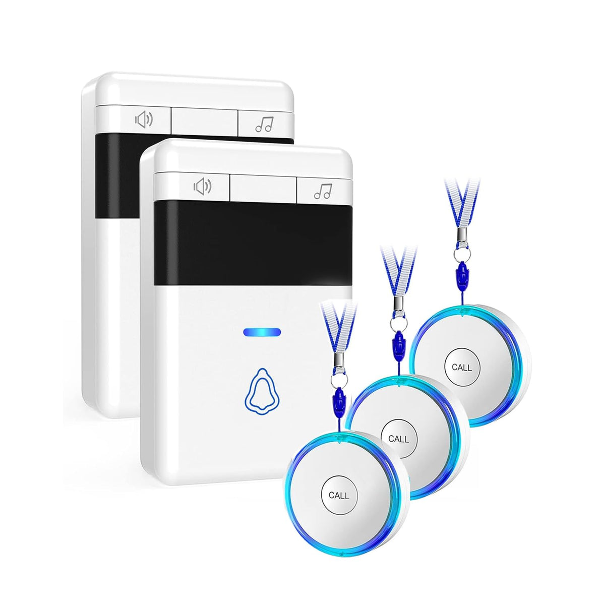 Caregiver Pager, Wireless Call Button for Elderly/Senior at Home, 500