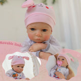 DAYOFF KIDS Reborn Baby Dolls, 18 Inches Realistic Baby Doll That Look Real，Christmas/Birthday Baby Dolls Gift for Kids Age 3+ (Lisa.M)