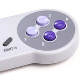 MODESLAB 2 Pack 2.4 GHz Wireless Controller Gamepad Compatible for Retro SNES [7 Pin Connector] [Rechargeable] [Plug & Play] (Non PC USB Version)