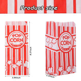 500 Pieces Paper Popcorn Bags 1 oz Small Pop Corner Bags Individual Servings for Popcorn Machine Christmas Party Disposable Pop Corn Storage Bag Bulk