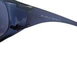 SOLAR SHIELD Fits-Over SS Polycarbonate II Smoke Sunglasses