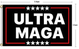 Vrogadso Ultra Maga Flags Mega Trump 2024 2022 Anti Biden Double Sided 3 Ply 3X5 Feet Outdoor Flag