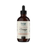 Forage Hyperfoods- Alcohol-Free Canadian Wild Chaga Superfood Liquid Supplement Mushroom Extract Tincture, Vegan, Non-GMO, Natural Immune System Booster, 118ML