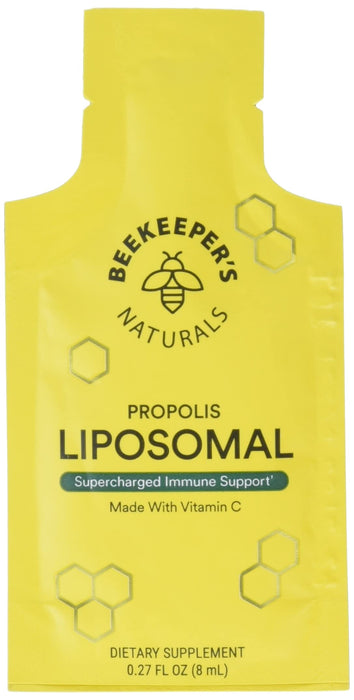Beekeepers Naturals Liposomal Propolis with Vitamin C 12 Count, 0.27 FZ