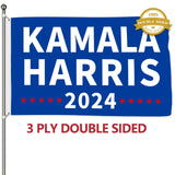 Probsin Kamala Harris 2024 Flag 3x5 Ft Double Sided Support Harris for President Banner Party Supplies Yard Signs Home Decor Hanging Poster for College Room Man Cave Welcome Photo Backdrop