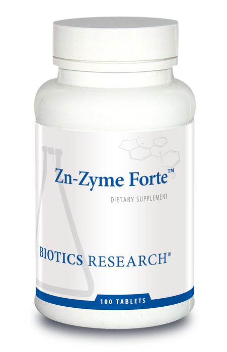 Biotics Research Zn-Zyme Forte Zinc - Zinc Supplement for Immune System Support 100 Tabs