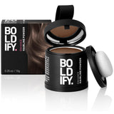 BOLDIFY Hairline Powder - LARGER 10g Bottle - Root Touch Up Powder - Instantly Conceals Hair Loss - Hair Toppers for Women & Men, Hair Powder for Thinning, Stain-Proof 48 Hour Formula (Light Brown)