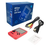 Handheld Game Console Retro Game Player with 400 Classical FC Games Console 3.0-Inch Color Screen,Presents Birthday (Red Game Console)