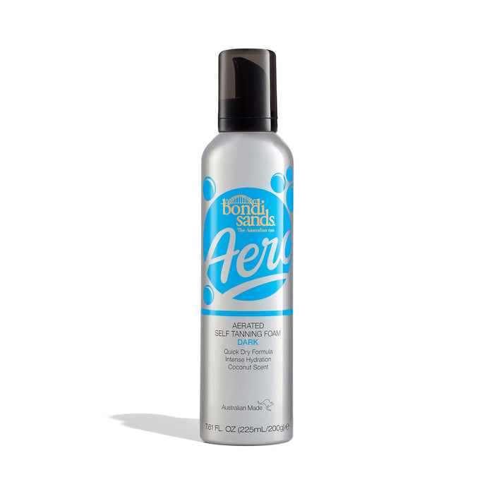 Bondi Sands Aero Self Tanning Foam | Lightweight + Fast-Drying Aerosol Formula Gives Skin a Hydrated, Long-Lasting Bronzed Glow | Dark, 7.61 Oz/225 mL