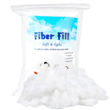 Jmuiiu 200g Polyester Fill, Pillows for Stuffing Fiberfill,Premium Polyester Fiberfill, Recycled Polyester Fiber, High Resilience Stuffing Fluff Fiberfill for Pillow Filling, Christmas Dolls DIY