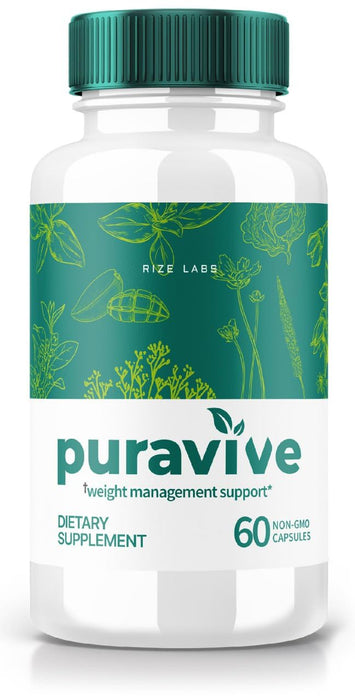 Puravive Weight Loss Capsules - Puravive Exotic Rice Pills To Increase BAT And Energy Levels, Detox & Cleanse Capsules, Puravive Reviews Non-GMO Easy To Swallow Supplement Tablets (60 Capsules)