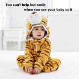 QIAONIUNIU Halloween Baby Tiger Costumes Toddler Outfit Infants Cosplay Romper 24-30 Months