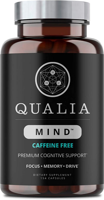 Neurohacker Collective Qualia Mind Caffeine-Free – 25 Ingredients, 84 Capsules – Nootropic Supplement for General Wellness