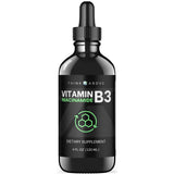 Think Above Liquid Vitamin B3 (as Niacinamide) Supplement - Non Flush Form of Niacin - Convenient Niacin Drops for Women and Men - 4 oz (120ml)