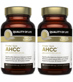 Quality of Life Premium Kinoko Gold AHCC Supplement - 2 Pack