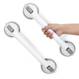 Grab Bars for Bathtubs and Showers, 16 Inch Shower Handle Heavy Duty Suction Cup Grab Bars for Shower Chair, Bathroom Safety Bar for Elderly (2 Pack)