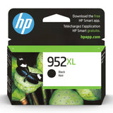 HP 952XL Black High-yield Ink Cartridge | Works with HP OfficeJet 8702, HP OfficeJet Pro 7720, 7740, 8210, 8710, 8720, 8730, 8740 Series | Eligible for Instant Ink | F6U19AN