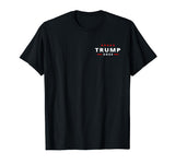 Trump Arrest This Funny Trump 2024 Front on the Back T-Shirt