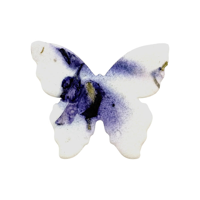Seed Bloom 50pcs Small Purple Butterfly Seed Paper – Writable & Plantable Wildflower, Mom's Gift for Mother’s Day, Use for Wedding, Baby Shower, Party Favors & Easter Decorations