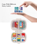 Pill Organizer Medicine Labels Travel Daily Pill Container Lables Medication Organizer Stickers Pill Organizer Lables Travel Pill Case Stickers 3 Sizes(700 Stickers)