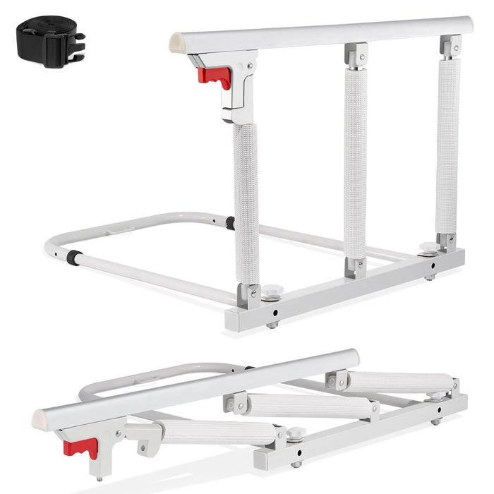 ALYCLIP Bed Rails for Elderly Adults Safety - Folding Bedside Assist Rail Handle for Elderly Adults, Surgery for Patients Preventing Falling Out of Bed, Fit King, Queen, Full & Twin 26.8"×17.7"