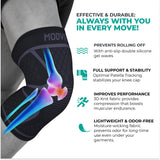 Modvel Compression Knee Brace for Women & Men - 2 Pack Knee Brace for Women Running Knee Pain, Knee Support Sleeve, Workout Sports Braces for Meniscus Tear ACL & Arthritis Pain Relief