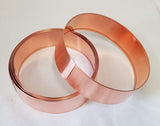 Copper Slug and Snail Rings 17cm - pack of 6