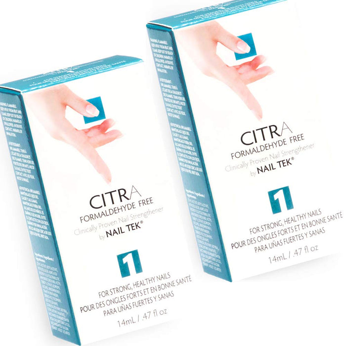 Nail Tek CITRA1 Nail Strengthener For Strong, Healthy Nails, Conditions, Maintains, Improves, and Protects Nails, Clinically-proven, Formaldehyde-free Daily Nail Treatment, 47 fl. oz. - 2-Pack