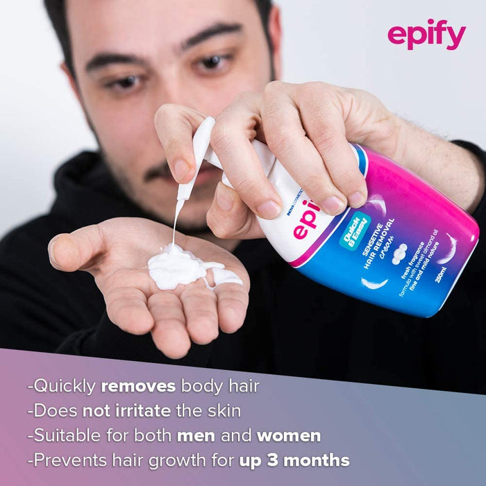 EPIFY Quick & Easy Sensitive Hair Removal Cream NEW