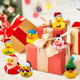 2024 Advent Calendar Rubber Ducks Bath Toys Christmas Blind Box Toy Ducks Mini Ducks for Kids Boys Girls Home Party Decoration Cruise Ducks Rubber Ducks in Bulk - 24 Pcs