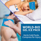 Soft Cold Packs for Injuries Reusable 4 Pack, Hot and Cold Gel Pack for Headaches, Joint Pain Relief, Comfort Ice Gel Pack Flexible Therapy on Neck, Ankle, Knee, Leg, Shoulder, Elbow, Wrist, Feet