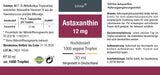 Astaxanthin Drops - 12 mg Astaxanthin per 2-Day Dose - High Dose & Vegan - 100% Natural Astaxanthin - High Bioavailability - Laboratory Tested, 30 ml