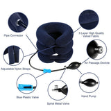 Cervical Neck Traction Device Inflatable Neck Stretcher, Easy to Use for Chronic Neck and Shoulder Pain Relief Traction Spine Alignment, Neck Cervical Brace