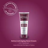 Retinol Anti-Aging Hand Cream – The Original Retinol Brand For Younger Looking Hands –Rich, Velvety Conditions & Protects Skin, Nails & Cuticles – Vitamin A Minimizes Age’s Effect on Skin