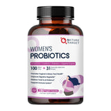 Probiotics for Women Digestive Health, 100 Billion CFUs Probiotic with Digestive Enzymes & Prebiotics, Vaginal Probiotics with Cranberry for Urinary Tract Health, pH Balance, 180 Veggie Capsules