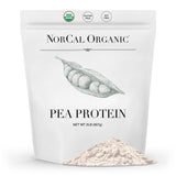 NorCal Organic - Premium Pea Protein Isolate - 100% Vegan and Organic - UNFLAVORED - Bulk 2lbs