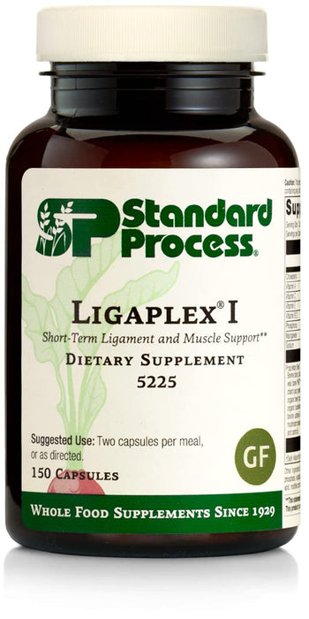 Standard Process Ligaplex I - Whole Food Supplement, Manganese Supplement, Bone Health and Bone Strength, Joint Support with Phosphorus, Shitake, Calcium Lactate, Beet Root and More - 150 Capsules