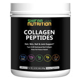 SHIFAA NUTRITION Halal & Grass-Fed Hydrolyzed Collagen Peptides Protein Powder Unflavored, 1 Lb. (16 Oz) | Type I & III | for Hair, Skin, Nail, Joints | Keto & Paleo Friendly, Sugar-Free, Gluten-Free