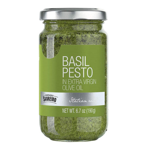 Compagnia Sanremo Pesto DOP Basil Pesto, 6.5 oz SET of 10