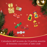 Christmas Lindt Lindor Teddy Advent Calendar, 172 gm