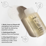 OUAI Fine Shampoo Refill - Volumizing Shampoo with Strengthening Keratin, Biotin & Chia Seed Oil for Fine Hair - Delivers Weightless Body - Paraben, Phthalate & Sulfate Free Hair Care - 32 fl oz