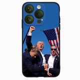 lekutas Trump Case for iPhone 15 Pro Case 6.1 inch, Shockproof Protective Cover Phone Case for iPhone 15 Pro, Upgraded Premium Silicone & Camera Protection Blue