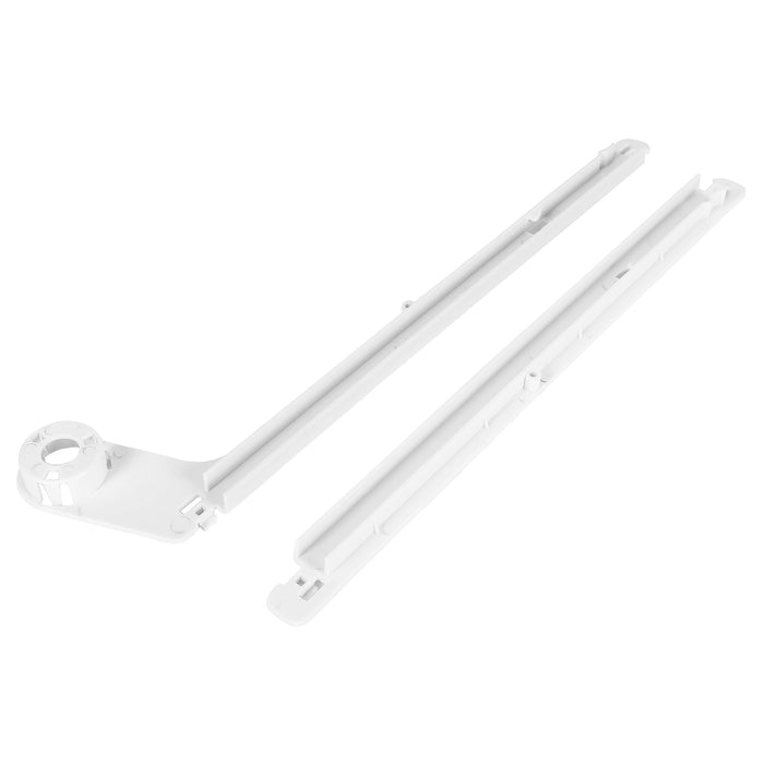 HECASA 240349701 240356501 Refrigerator Slide Rail Compatible with Frigidaire Kenmore Refrigerator Side-By-Side Refrigerator Slide Rail White Meat Pan Hanger