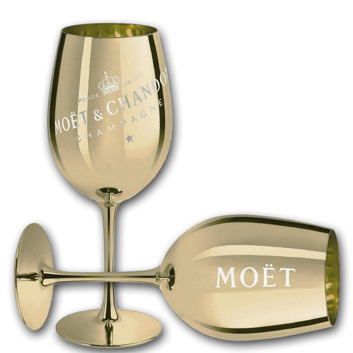 Moët & Chandon Imperial Champagne Gold Real Glass, 1 piece/glass