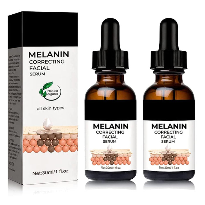 Melanin Correcting Facial Serum, Vitamin C Serum for Face with, Dark Spot Corrector Daily Face Serum (2Pack)