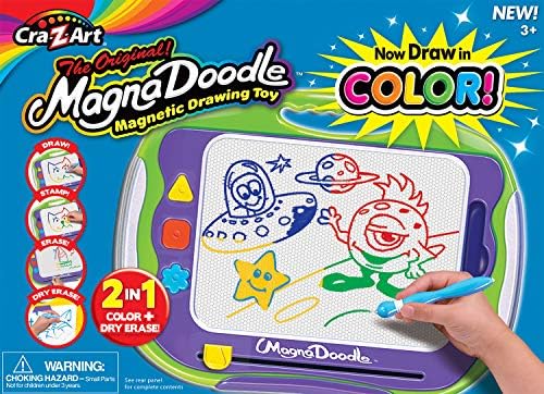 Cra-Z-Art Magna Doodle in Color - 50 Years of Creative Fun with Magnetic Drawing Board, Ages 3+