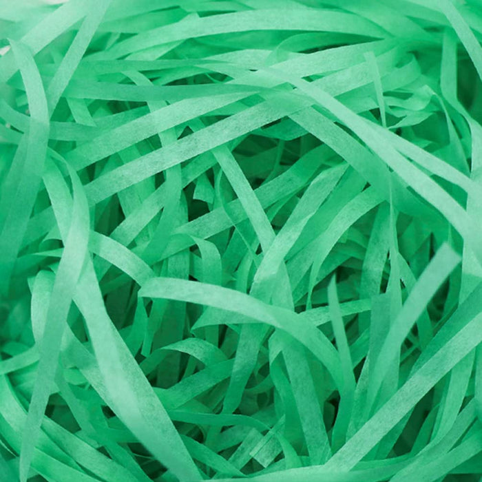 ZHODR Cut Paper Shred Filler for Gift Boxes,2 LB Easter Basket Filler, Filler for Wrapping Gifts, Crafting Activities, Display Merchandise, Weight and Many Color Options (spring green)